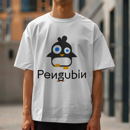 Minimales Pinguin-Logo – Unisex T-Shirt