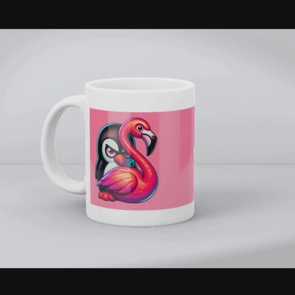 Flamingo der Unsichtbarkeit – Keramiktasse