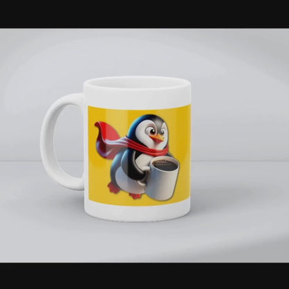 Superbrüh-Pinguin Held – Keramiktasse