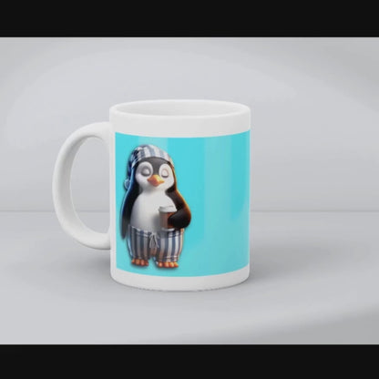 Schlafen? Nee. Kaffee – Keramiktasse