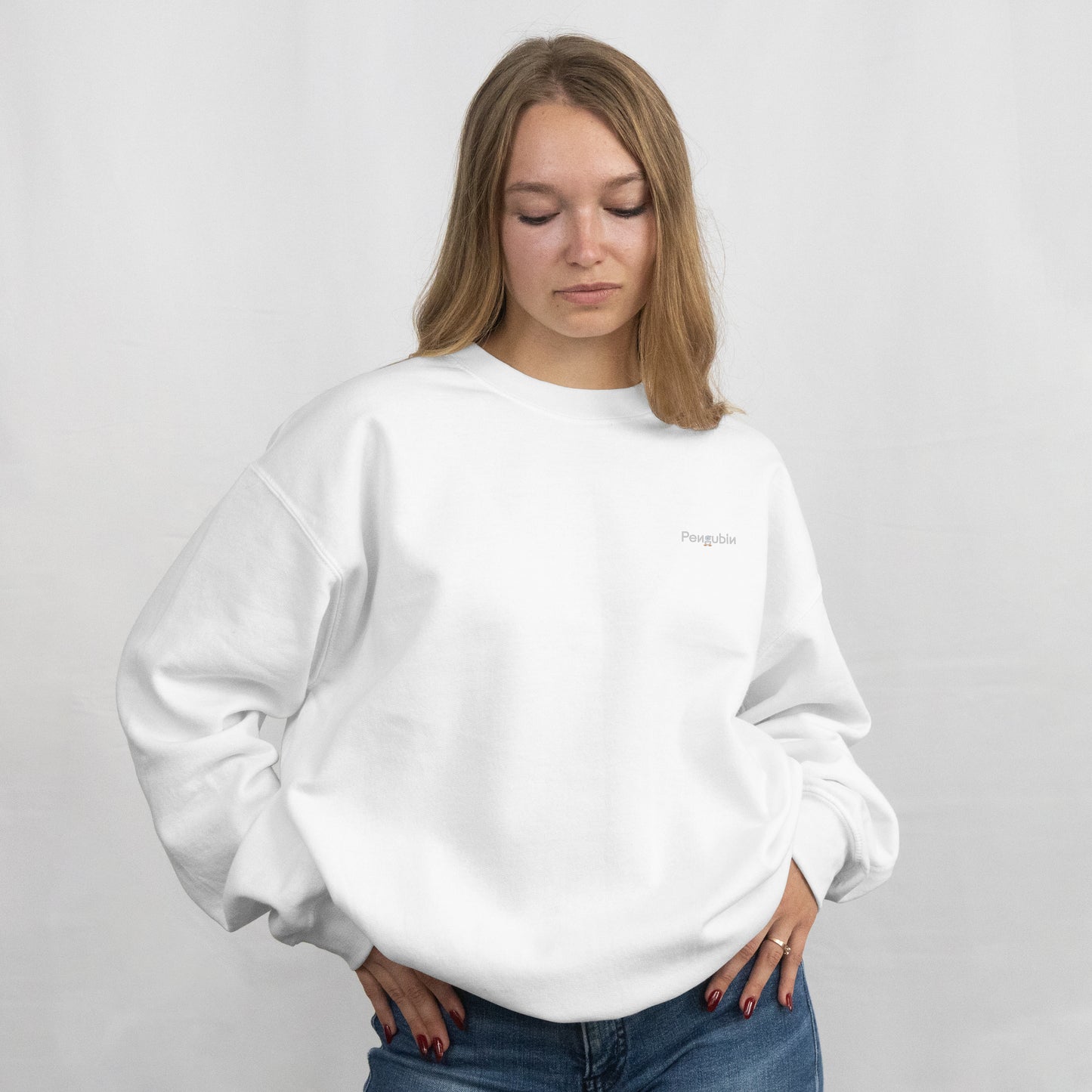 Unisex Sweatshirt mit gesticktem Signature 