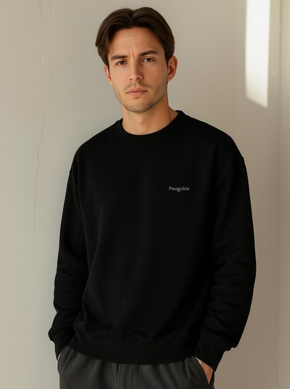 Unisex Sweatshirt mit gesticktem Signature 