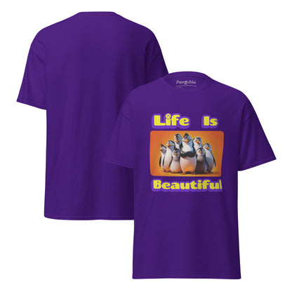 Life Is Beautiful Penguins – Unisex T-shirt